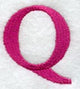 Garamond Letter Q (3 Inch)