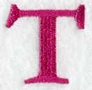 Garamond Letter T (3 Inch)