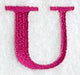 Garamond Letter U (3 Inch)