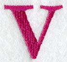 Garamond Letter V (3 Inch)