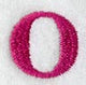 Garamond Lower Case Letter o (3 Inch)