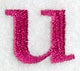 Garamond Lower Case Letter u (3 Inch)