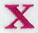 Garamond Lower Case Letter x (3 Inch)