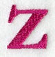Garamond Lower Case Letter z (3 Inch)