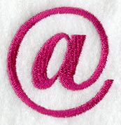 Garamond At Sign (3 Inch)