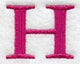 Garamond Letter H (3 Inch)