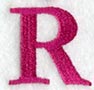 Garamond Letter R (3 Inch)