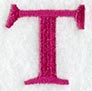 Garamond Letter T (3 Inch)