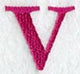 Garamond Letter V (3 Inch)