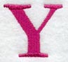 Garamond Letter Y (3 Inch)