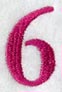 Garamond Number 6 (3 Inch)