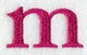 Garamond Lower Case Letter m (3 Inch)