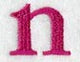 Garamond Lower Case Letter n (3 Inch)