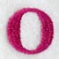 Garamond Lower Case Letter o (3 Inch)