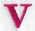 Garamond Lower Case Letter v (3 Inch)