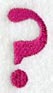 Garamond Question Mark (3 Inch)
