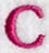 Garamond Letter C (3 Inch)