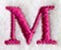 Garamond Letter M (3 Inch)