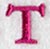 Garamond Letter T (3 Inch)