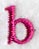 Garamond Lower Case Letter b (3 Inch)