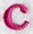Garamond Lower Case Letter c (3 Inch)