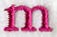 Garamond Lower Case Letter m (3 Inch)