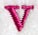 Garamond Lower Case Letter v (3 Inch)