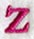 Garamond Lower Case Letter z (3 Inch)