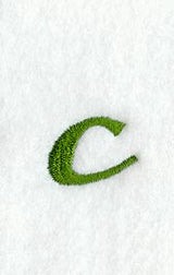 Royale Lower Case Letter c (3 Inch)