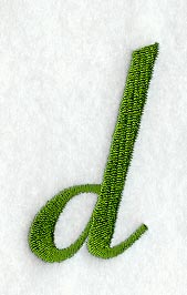 Royale Lower Case Letter d (3 Inch)