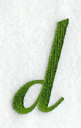 Royale Lower Case Letter d (3 Inch)