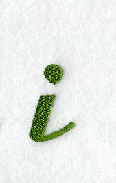 Royale Lower Case Letter i (3 Inch)