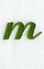 Royale Lower Case Letter m (3 Inch)