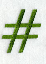 Royale Number Sign (3 Inch)