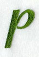 Royale Lower Case Letter p (3 Inch)