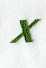 Royale Lower Case Letter x (3 Inch)