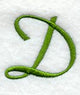 Royale Letter D (3 Inch)