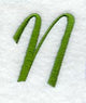 Royale Letter N (3 Inch)