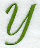 Royale Letter Y (3 Inch)