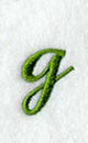 Royale Lower Case Letter g (3 Inch)