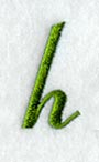 Royale Lower Case Letter h (3 Inch)