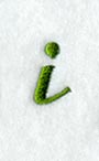 Royale Lower Case Letter i (3 Inch)