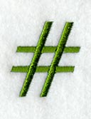 Royale Number Sign (3 Inch)