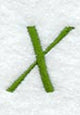 Royale Letter X (3 Inch)