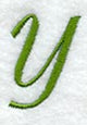 Royale Letter Y (3 Inch)
