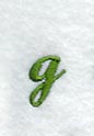 Royale Lower Case Letter g (3 Inch)