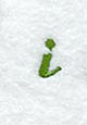 Royale Lower Case Letter i (3 Inch)
