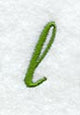 Royale Lower Case Letter l (3 Inch)