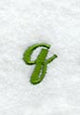 Royale Lower Case Letter q (3 Inch)