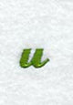Royale Lower Case Letter u (3 Inch)